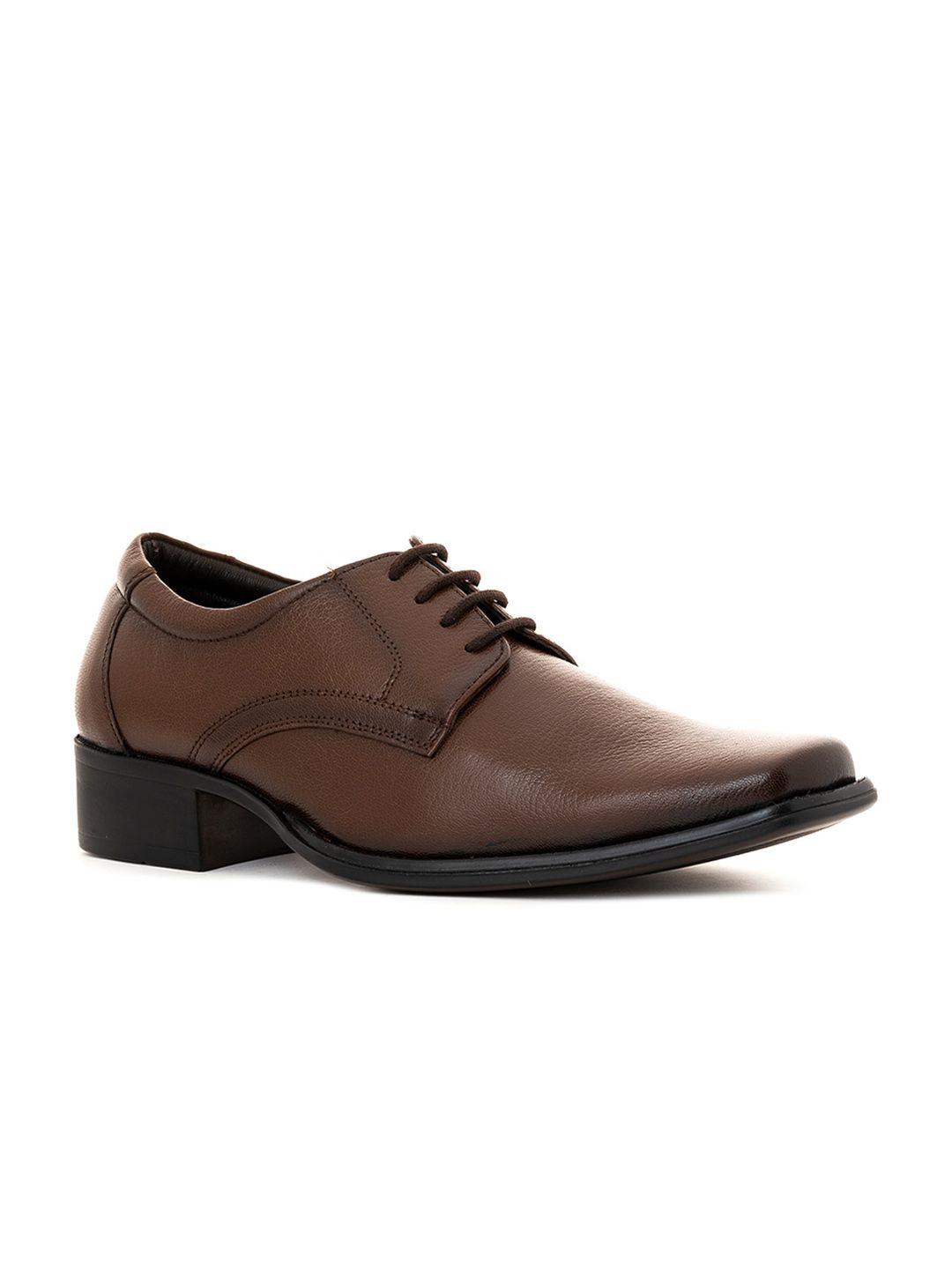 khadims-men-brown-solid-formal-leather-derbys