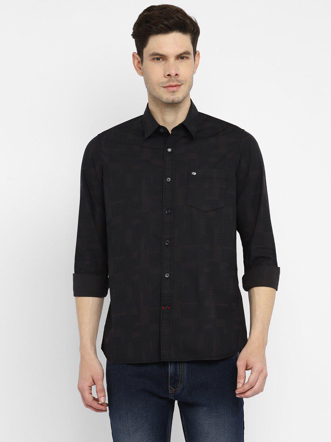 red-chief-men-olive-green-slim-fit-casual-shirt