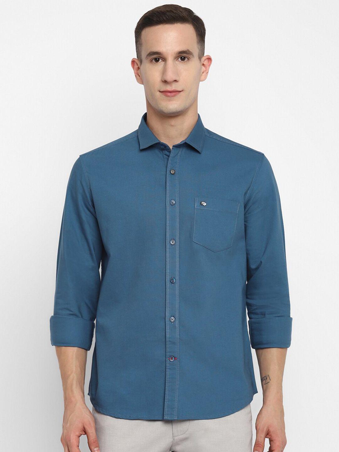 red-chief-men-blue-slim-fit-casual-shirt