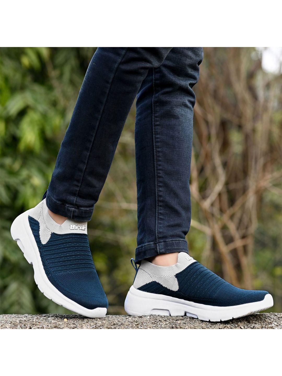 birde-men-blue-woven-design-sneakers