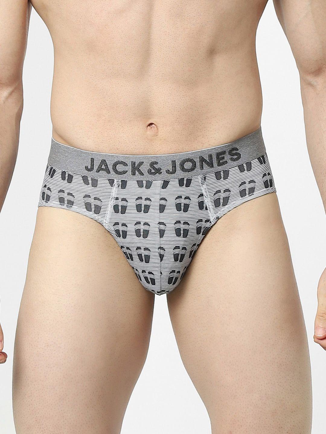 jack-&-jones-men-grey-&-white-printed-cotton-basic-briefs