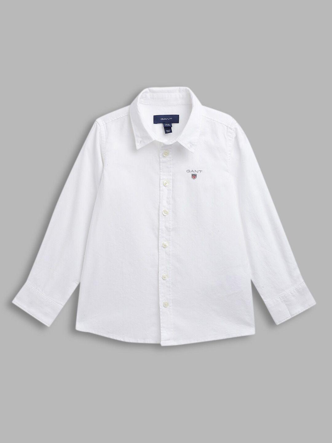 gant-boys-white-classic-regular-fit-solid-cotton-casual-shirt