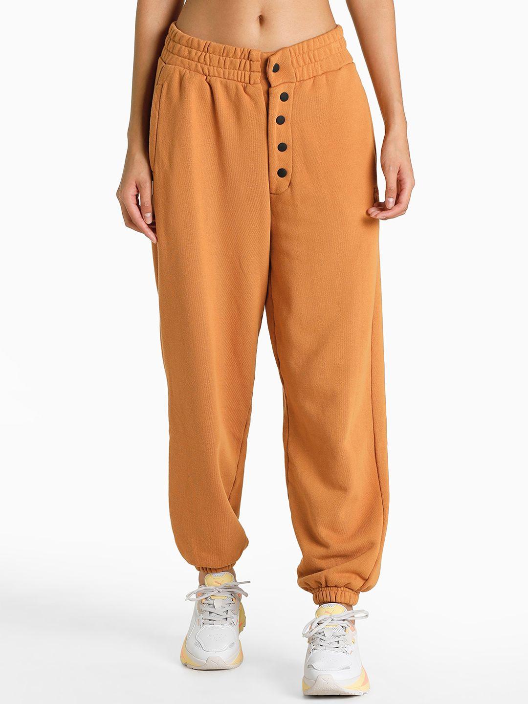 puma-women-brown-solid-infuse-sweatpants
