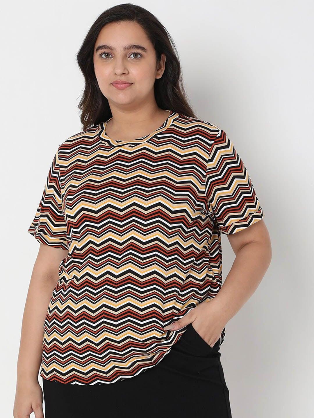 vero-moda-curve-women-multicoloured-printed-t-shirt
