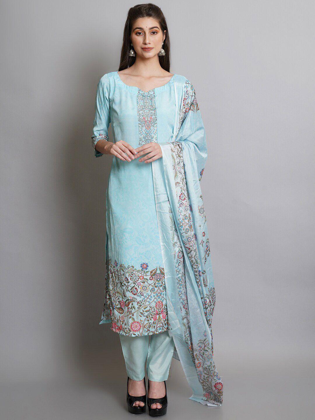 stylee-lifestyle-turquoise-blue-&-red-unstitched-dress-material