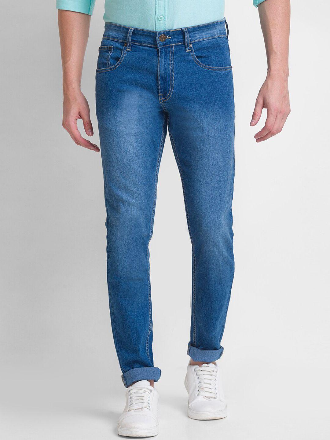 giordano-men-blue-slim-fit-high-rise-light-fade-stretchable-jeans