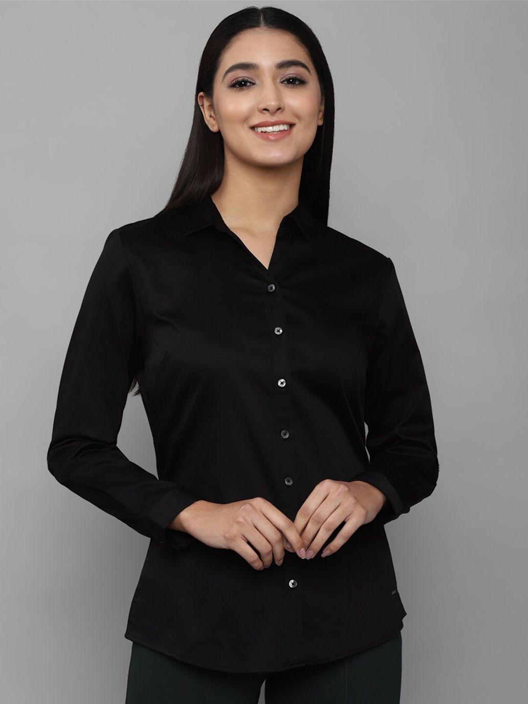 allen-solly-woman-black-casual-shirt