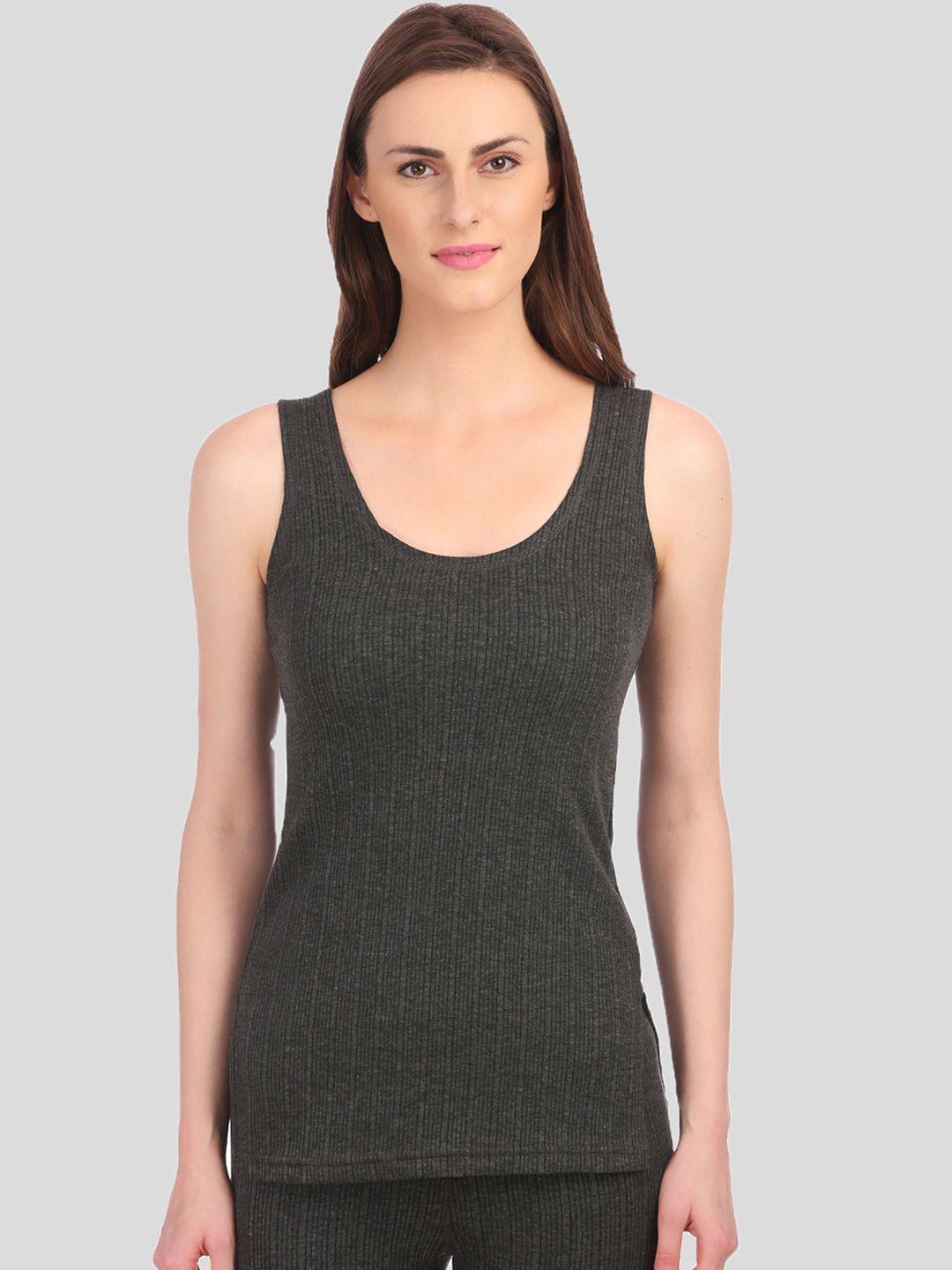 neva-women-black-striped-slim-fit-thermal-top