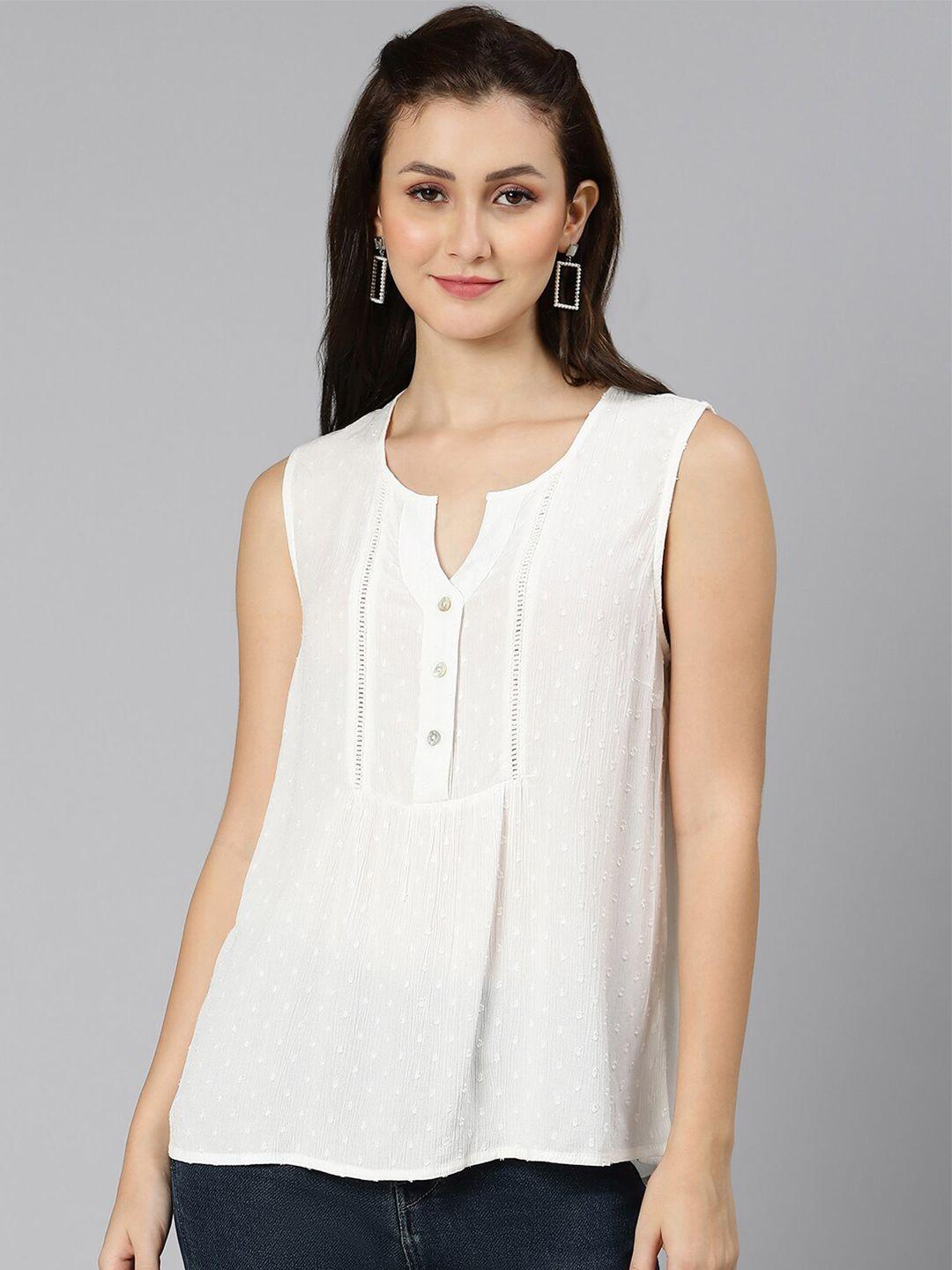 oxolloxo-white-solid-cotton-top