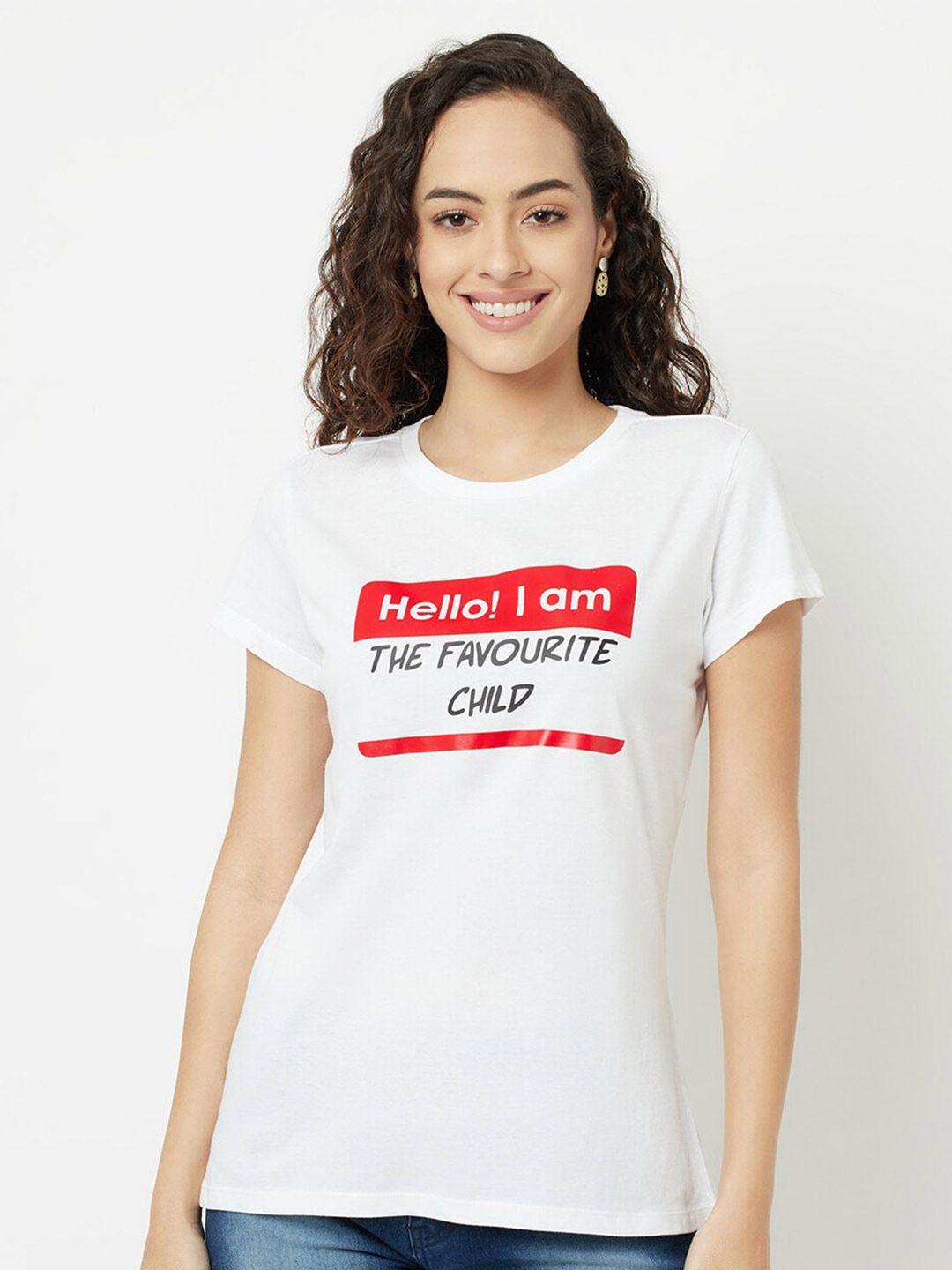 edrio-women-white-typography-printed-pure-cotton-t-shirt