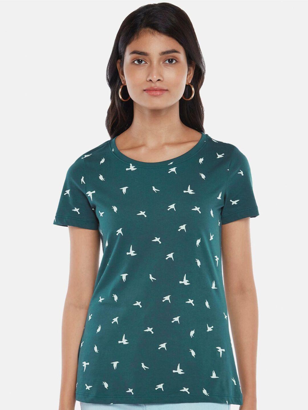 honey-by-pantaloons-women-teal-printed-t-shirt