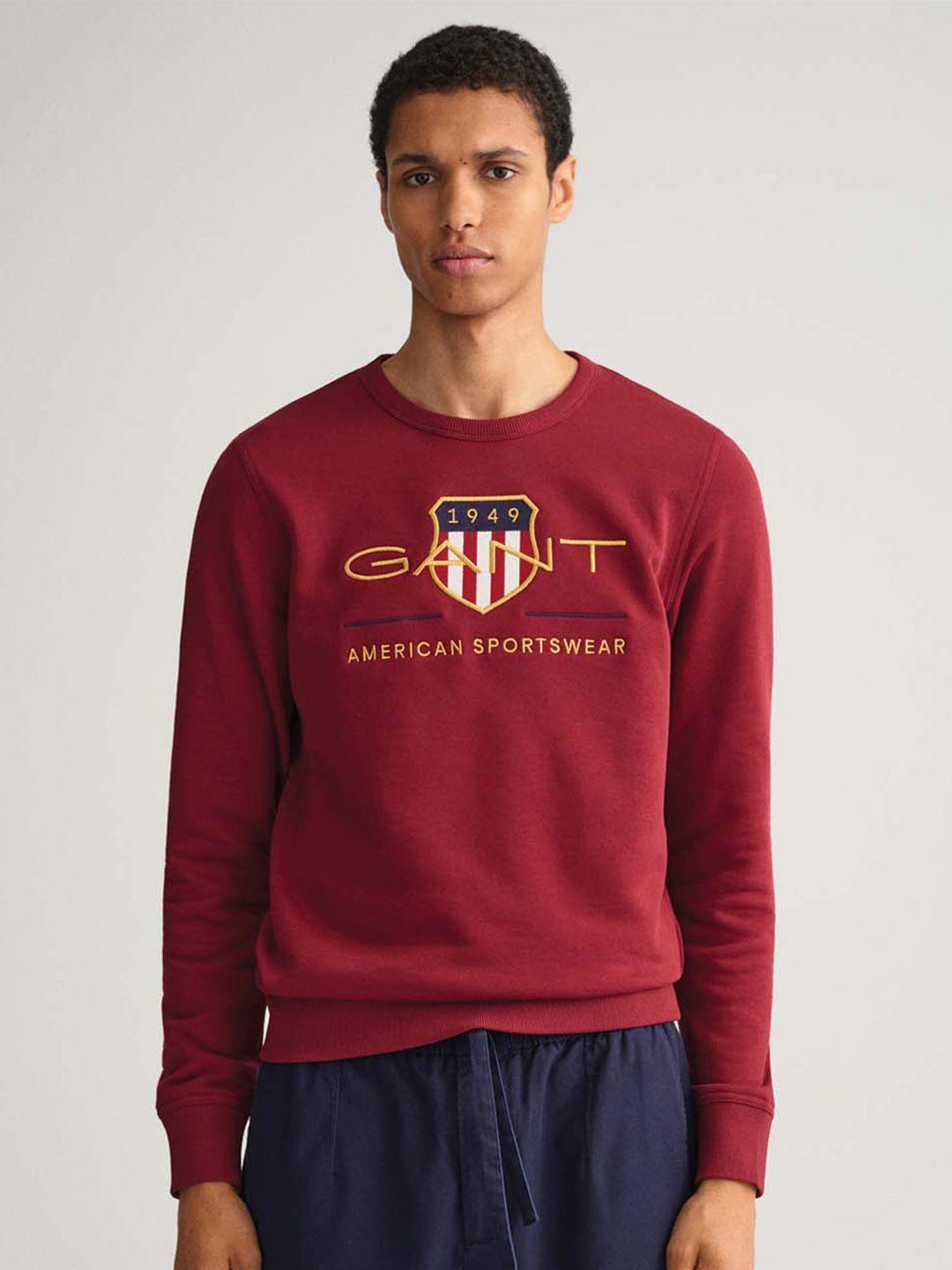 gant-men-red-full-sleeve-regular-fit-sweatshirt