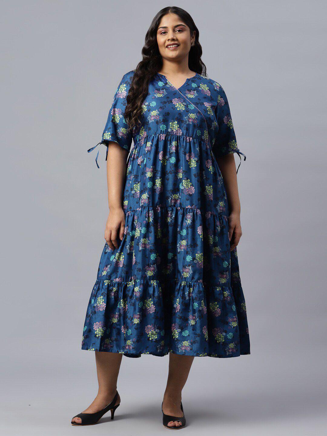 aurelia-plus-size-blue-floral-midi-dress