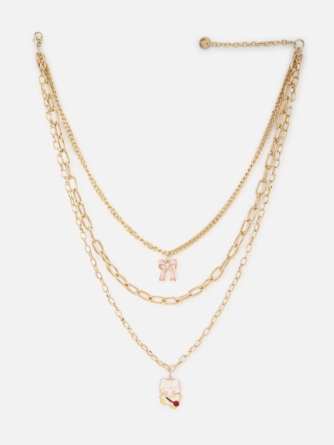 forever-21-women-gold-toned-solid-necklace