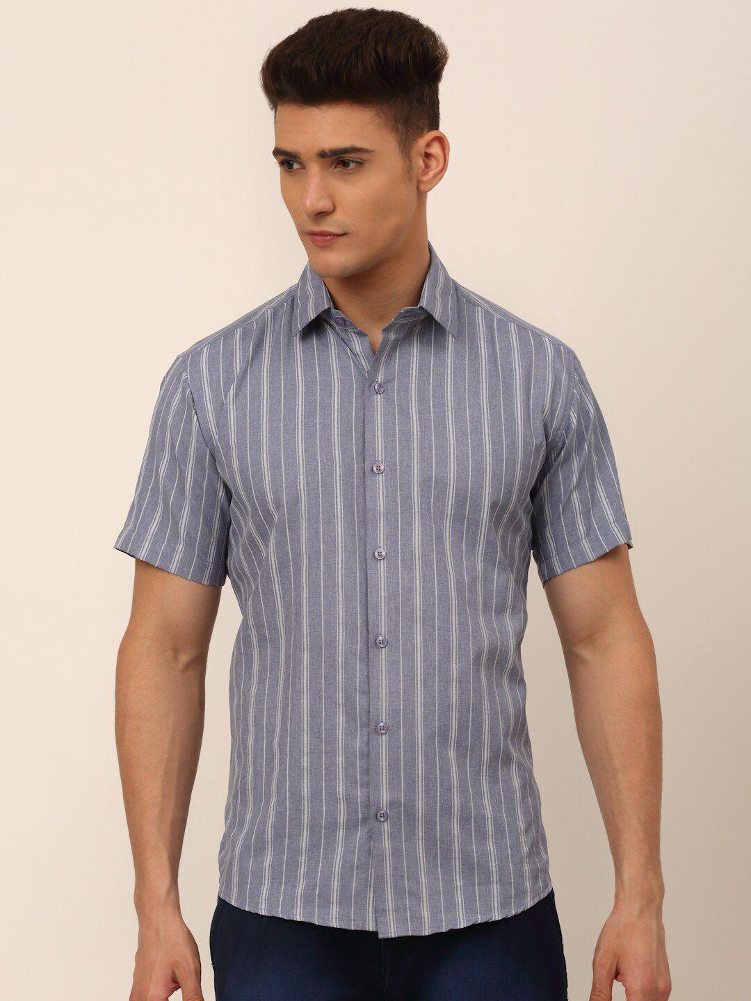 jainish-men-grey-classic-striped-casual-shirt