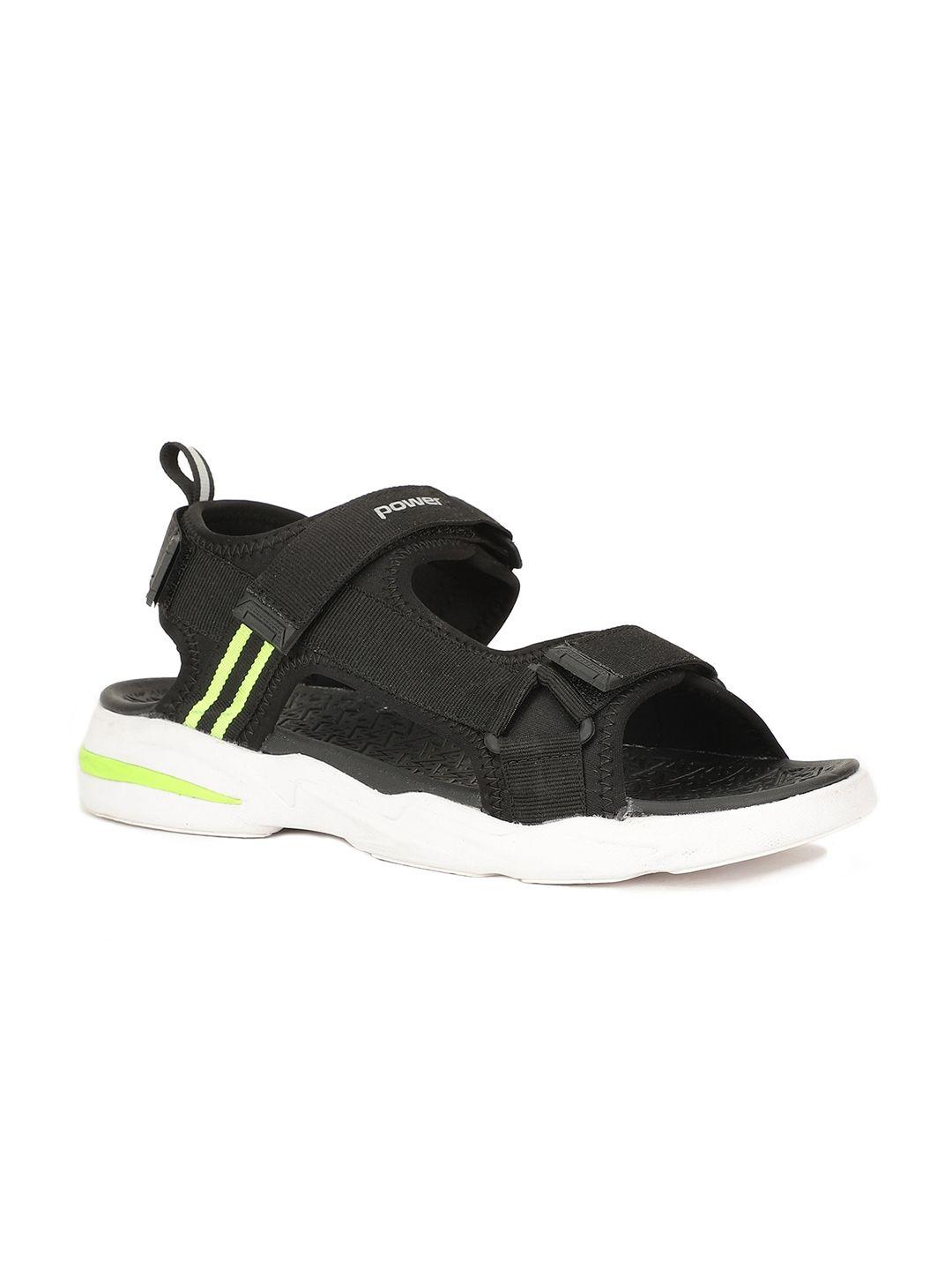 power-men-black-&-white-solid-sports-sandals
