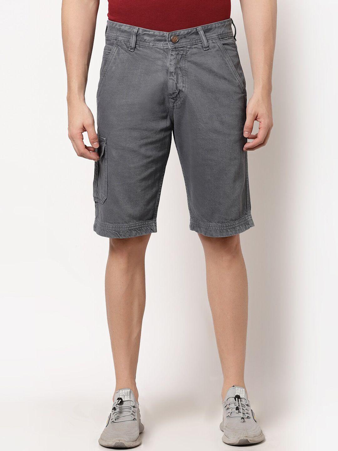 fever-men-grey-denim-100%-cotton-shorts