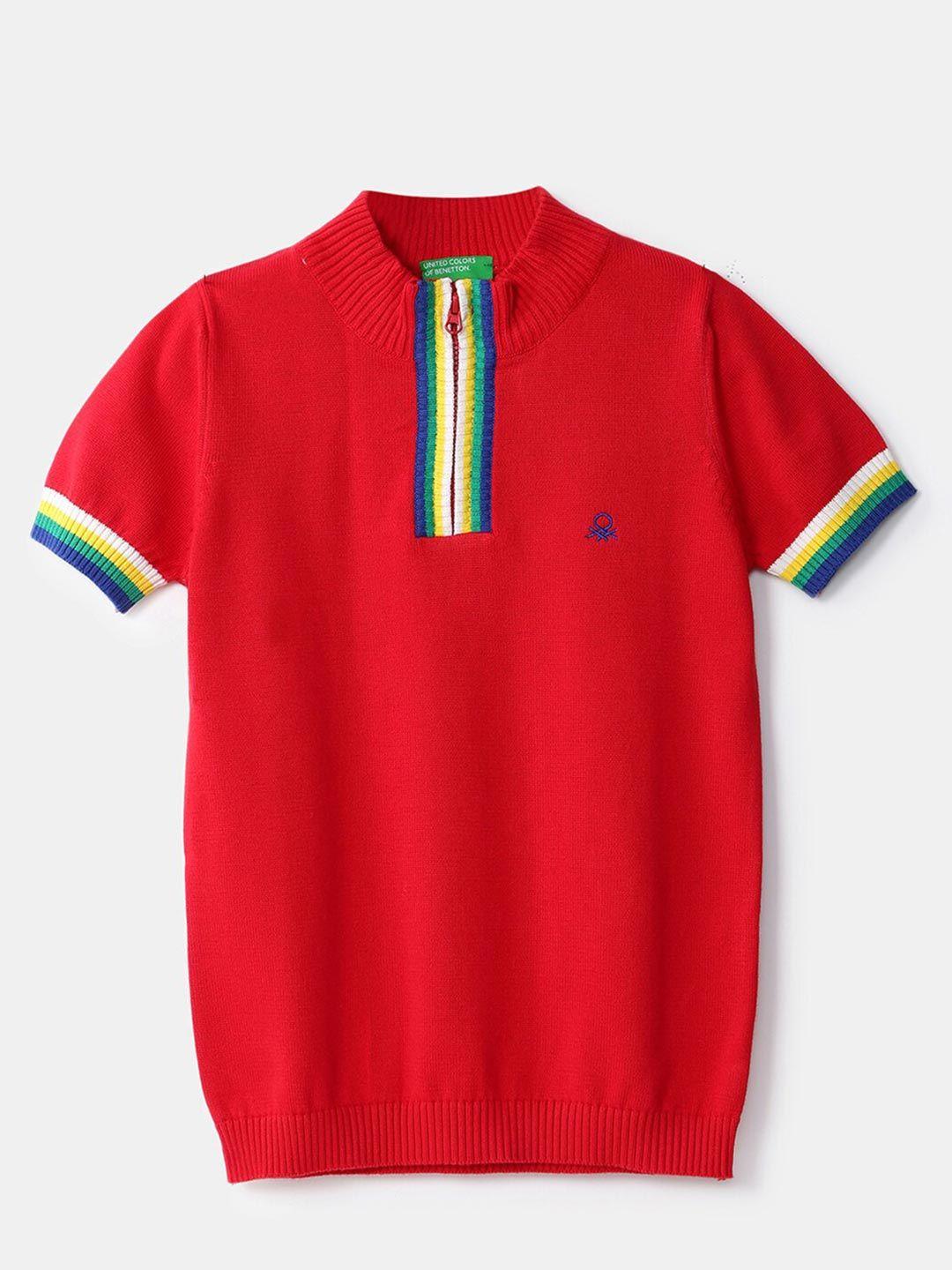 united-colors-of-benetton-boys-red-short-sleeve-sweater