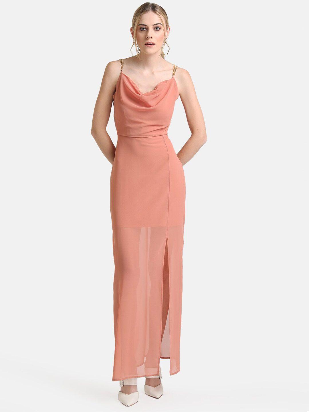 kazo-peach-coloured-georgette-party-maxi-dress