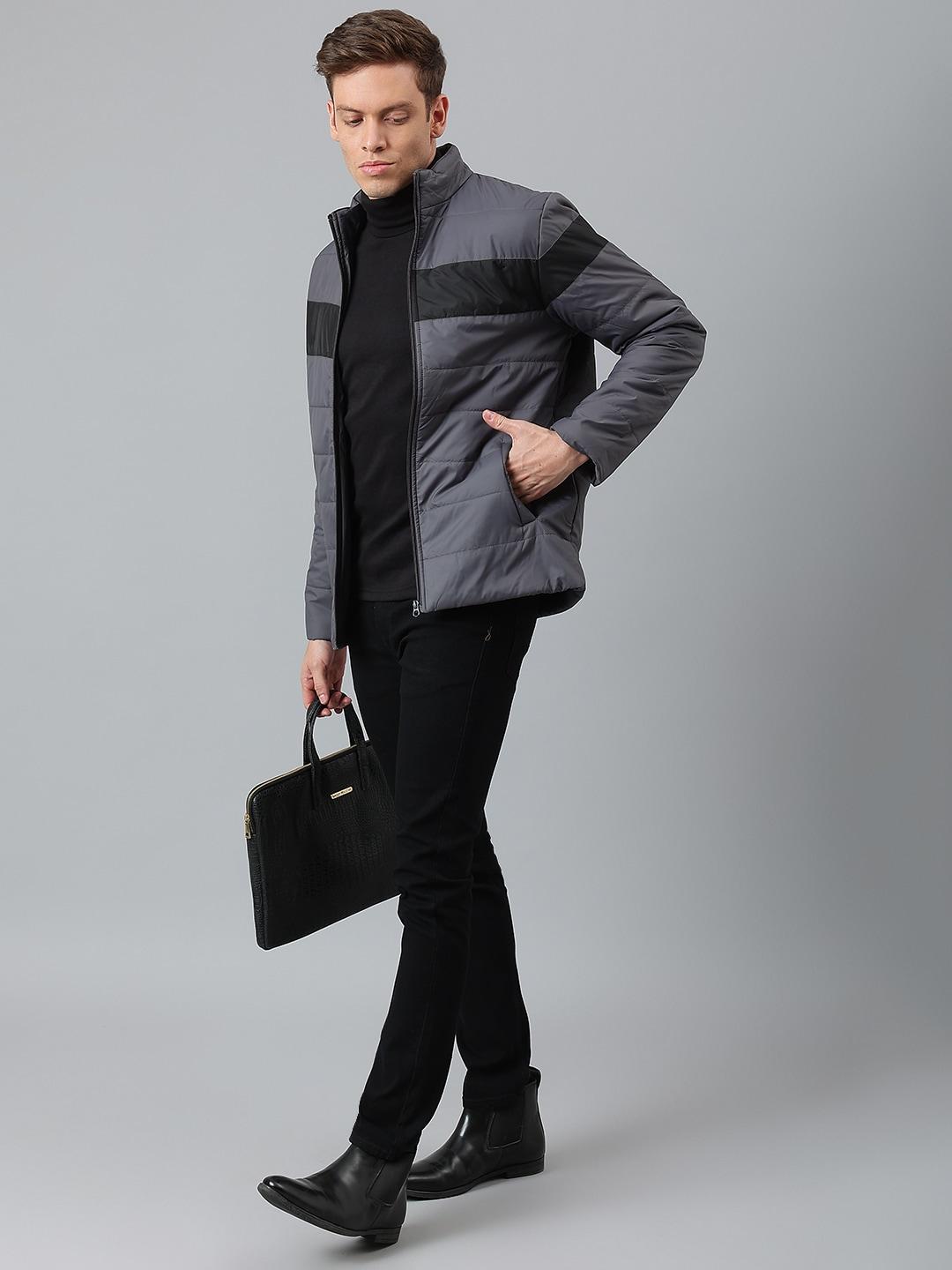 dennis-lingo-men-charcoal-black-striped-outdoor-puffer-jacket