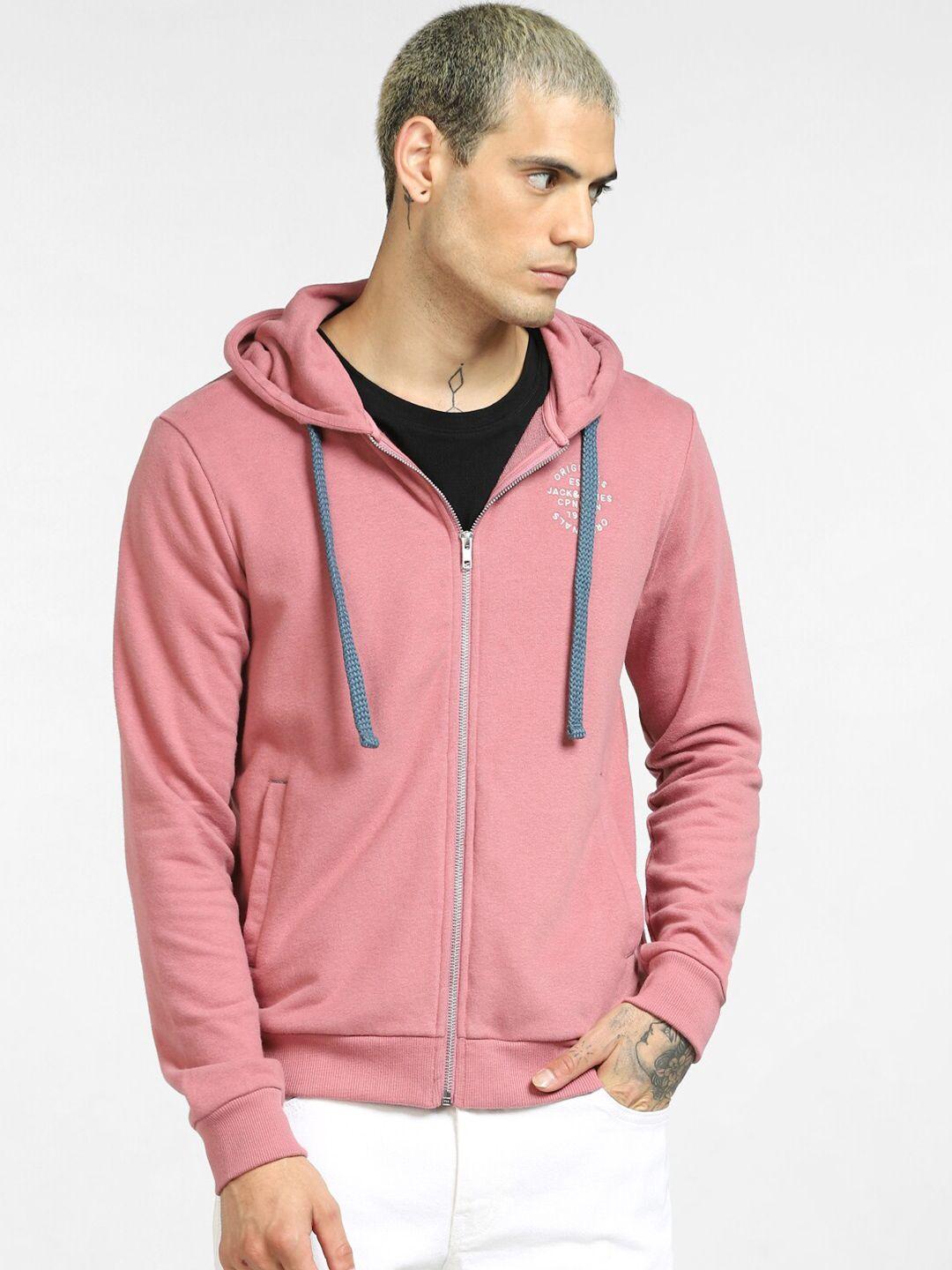 jack-&-jones-men-pink-hooded-sweatshirt