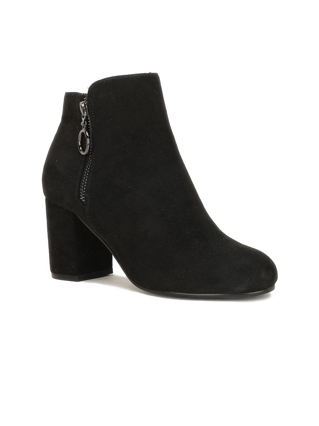 bata-women-black-solid-regular-boots