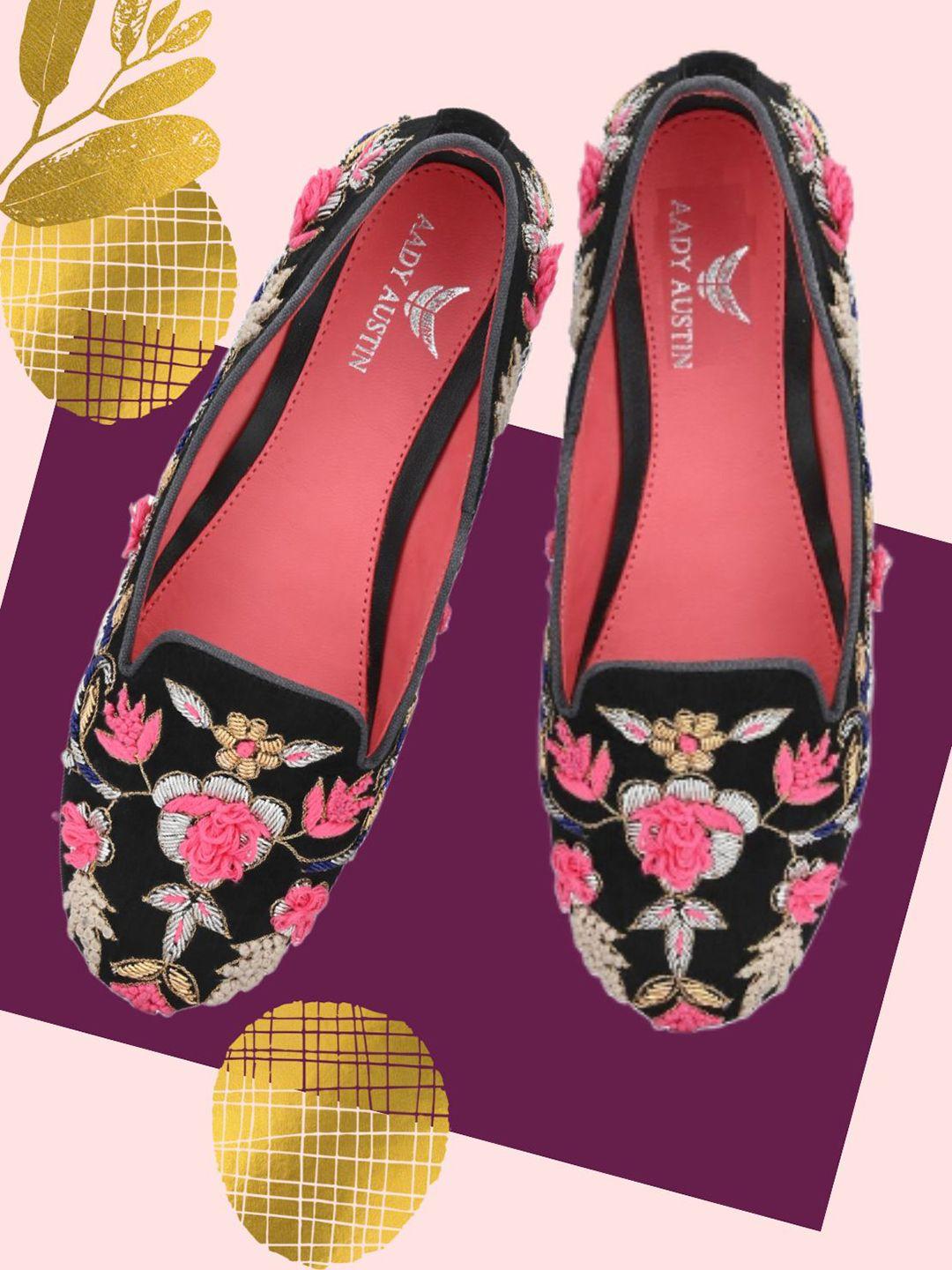 aady-austin-women-black-ethnic-ballerinas-with-embroidered-flats