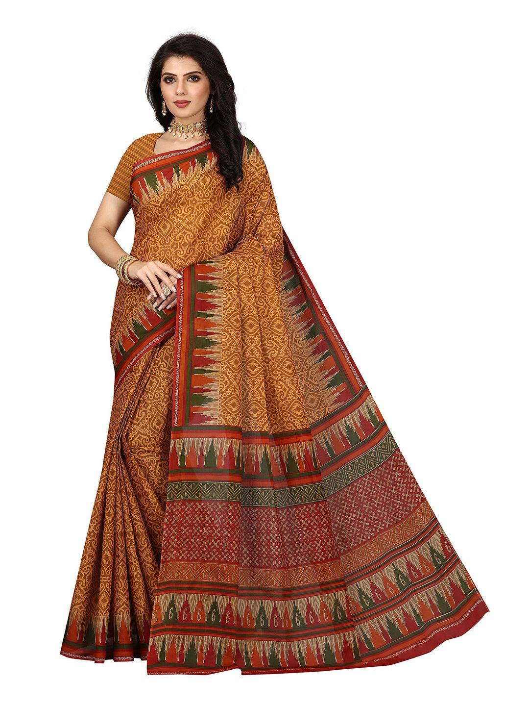 shanvika-women-geometric-print-pure-cotton-saree-with-blouse-piece