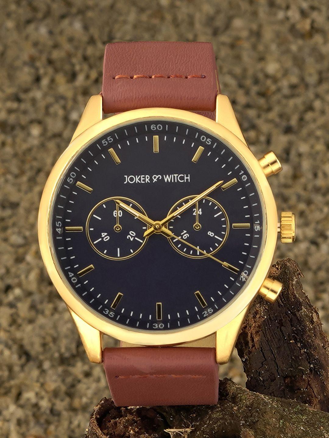 joker-&-witch-men-blue-dial-&-brown-leather-straps-analogue-watch-amww494