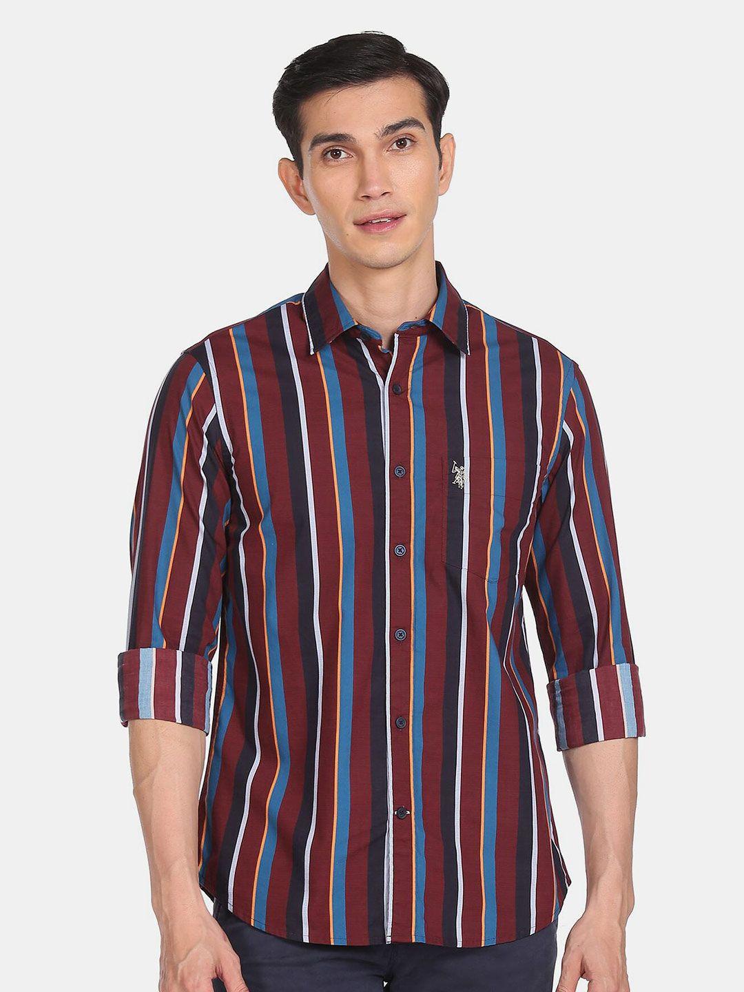 u-s-polo-assn-men-multicoloured-striped-cotton-casual-shirt