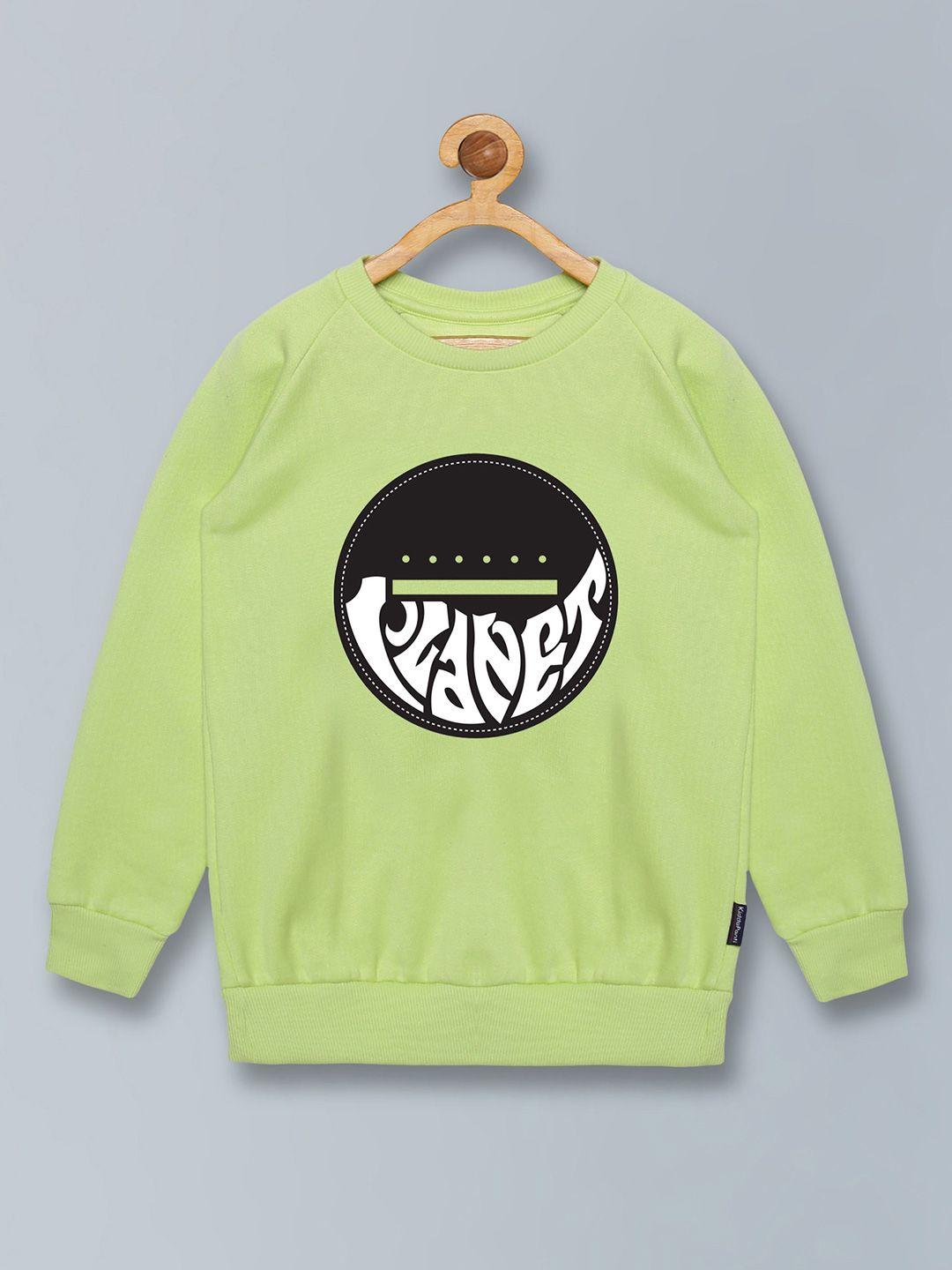 kiddopanti-boys-lime-green-printed-sweatshirt