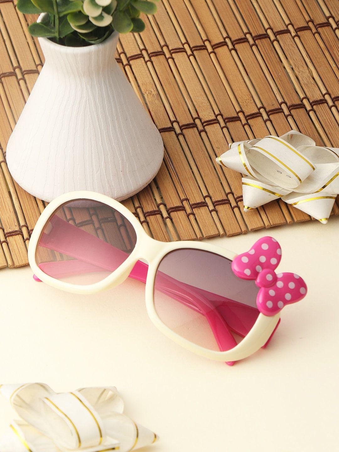 passion-petals-girls-brown-lens-&-white-oval-sunglasses-with-polarised-and-uv-protected-lens