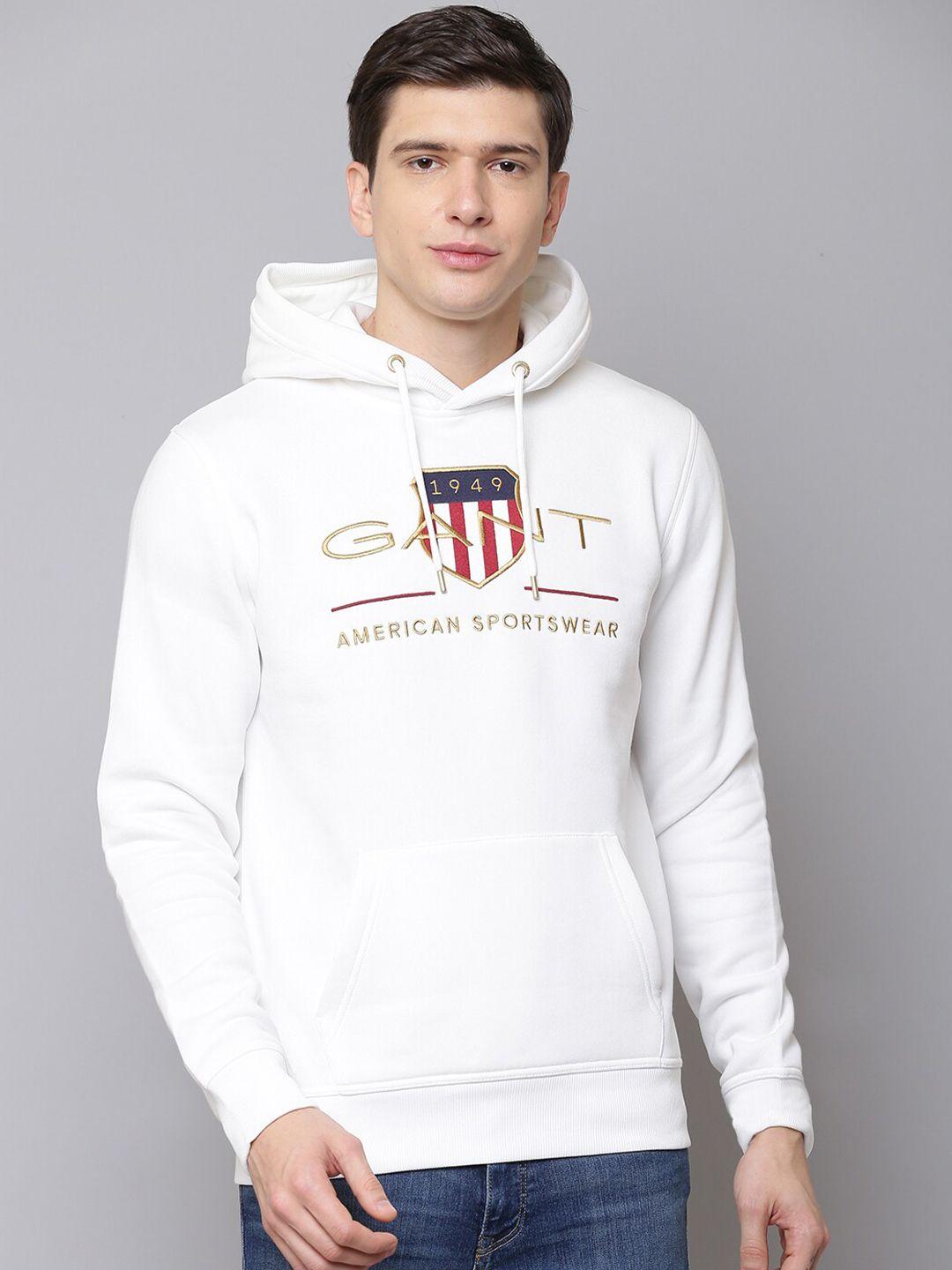 gant-men-white-printed-hooded-cotton-sweatshirt