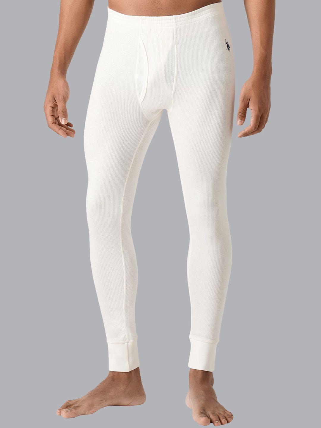 u.s.-polo-assn.-men-beige-colored-solid-thermal-bottoms