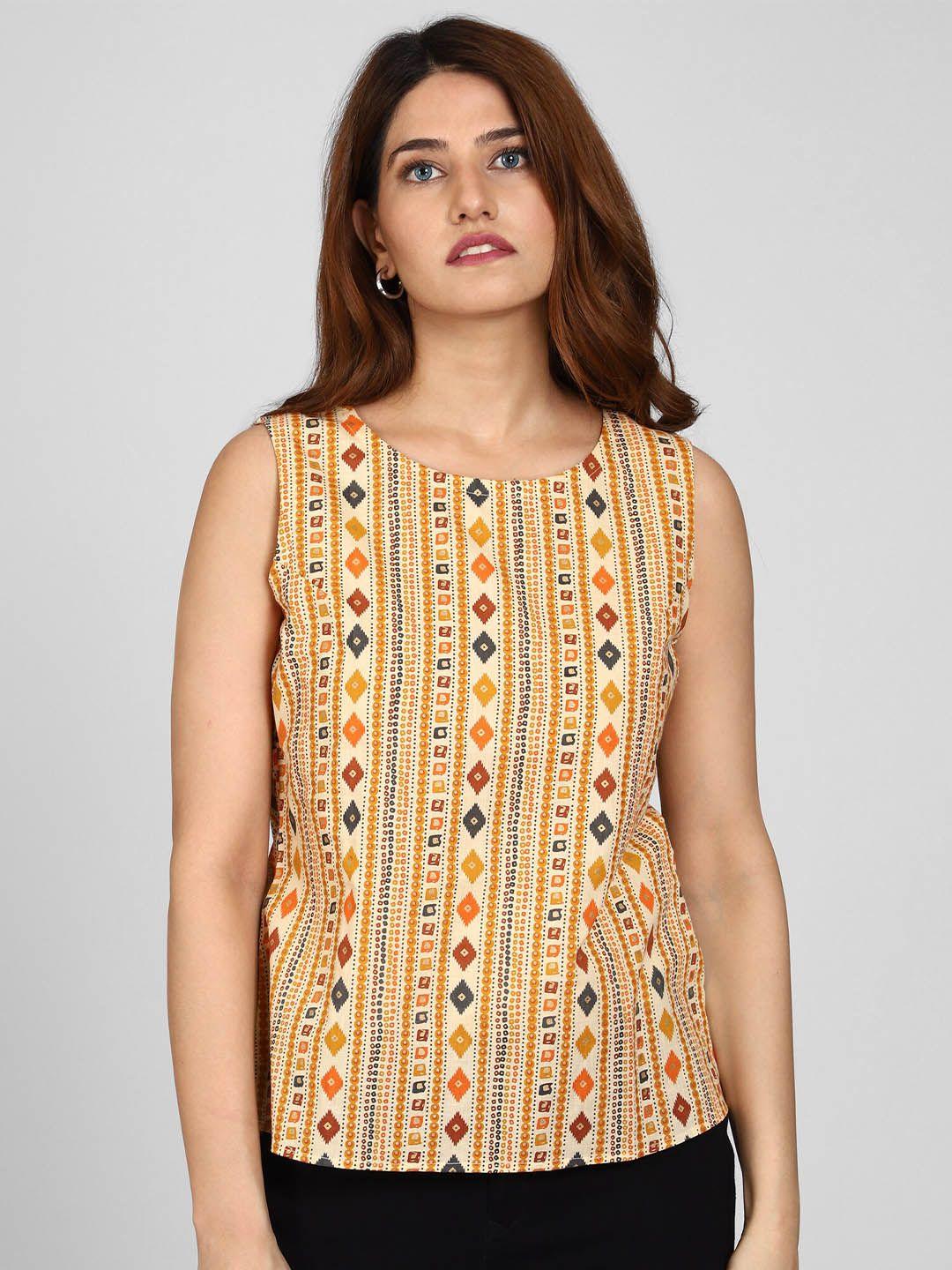 anuthi-yellow-floral-print-top