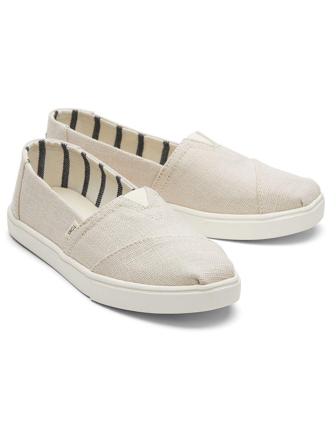 toms-women-beige-solid-slip-on-sneakers