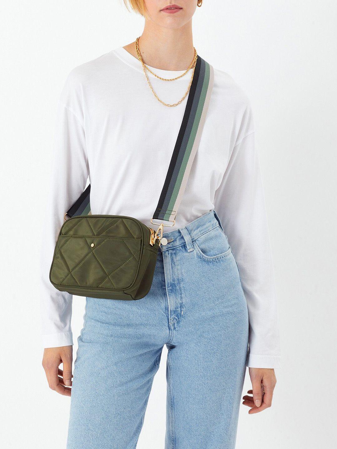 accessorize-london-women-faux-leather-khaki-nina-nylon-quilted-sling-bag