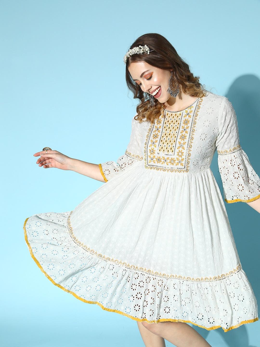 ishin-women-classic-white-floral-craftcore-dress