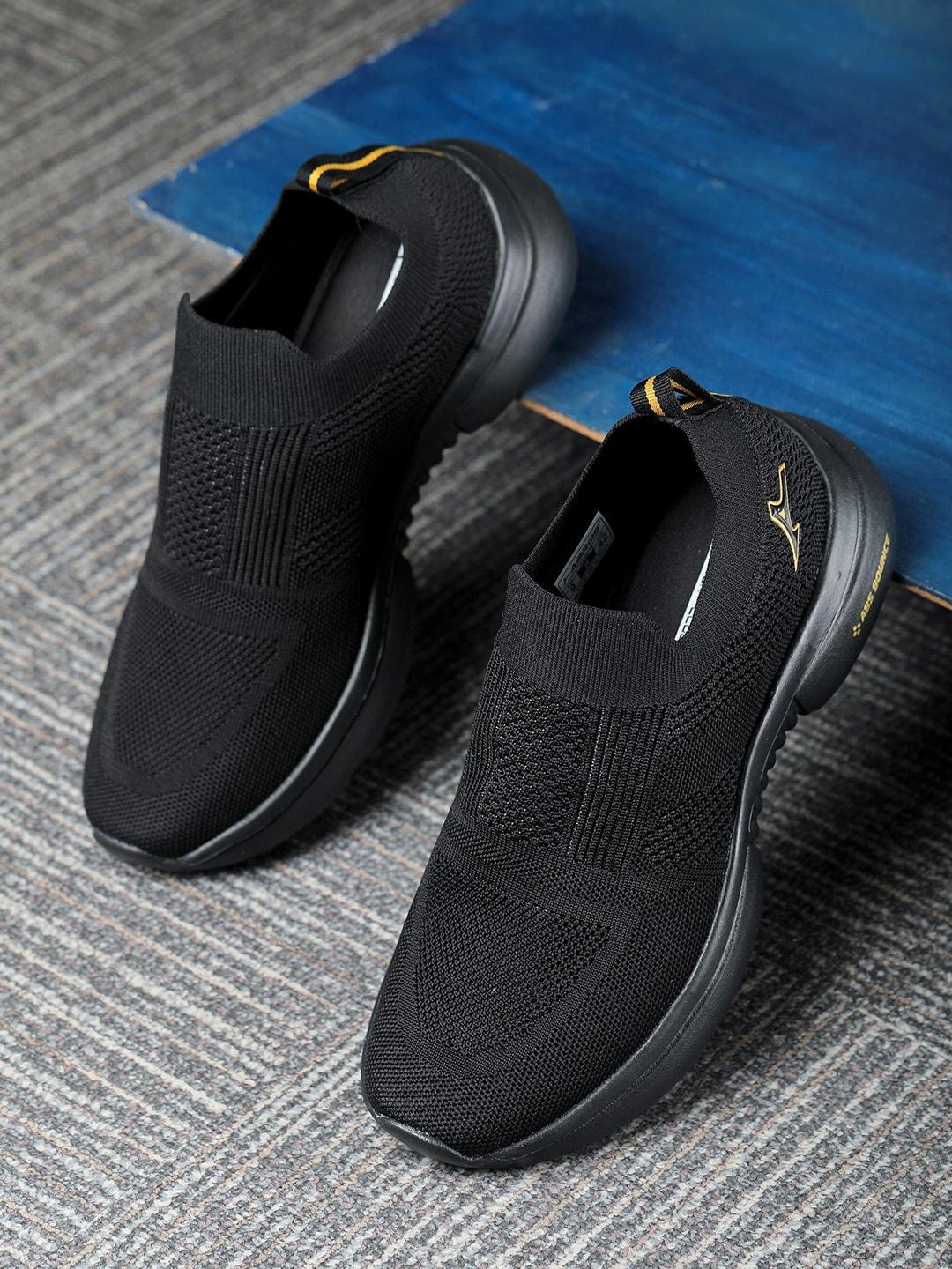 abros-men-black-mesh-running-shoes