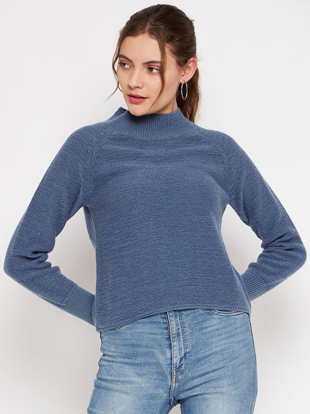 camla-women-blue-sweater-vest