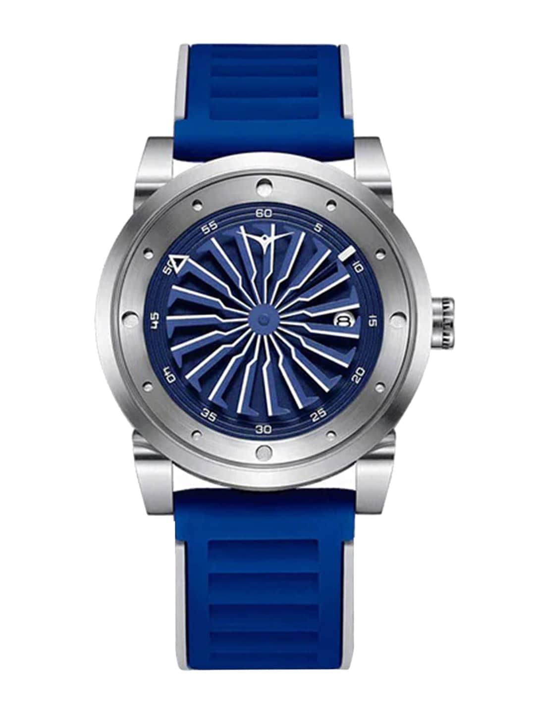 zinvo-men-blue-dial-&-blue-textured-straps-analogue-automatic-motion-powered-watch