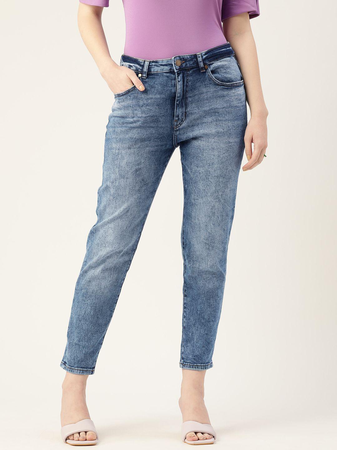 dressberry-women-blue-heavy-fade-stretchable-mom-fit-jeans