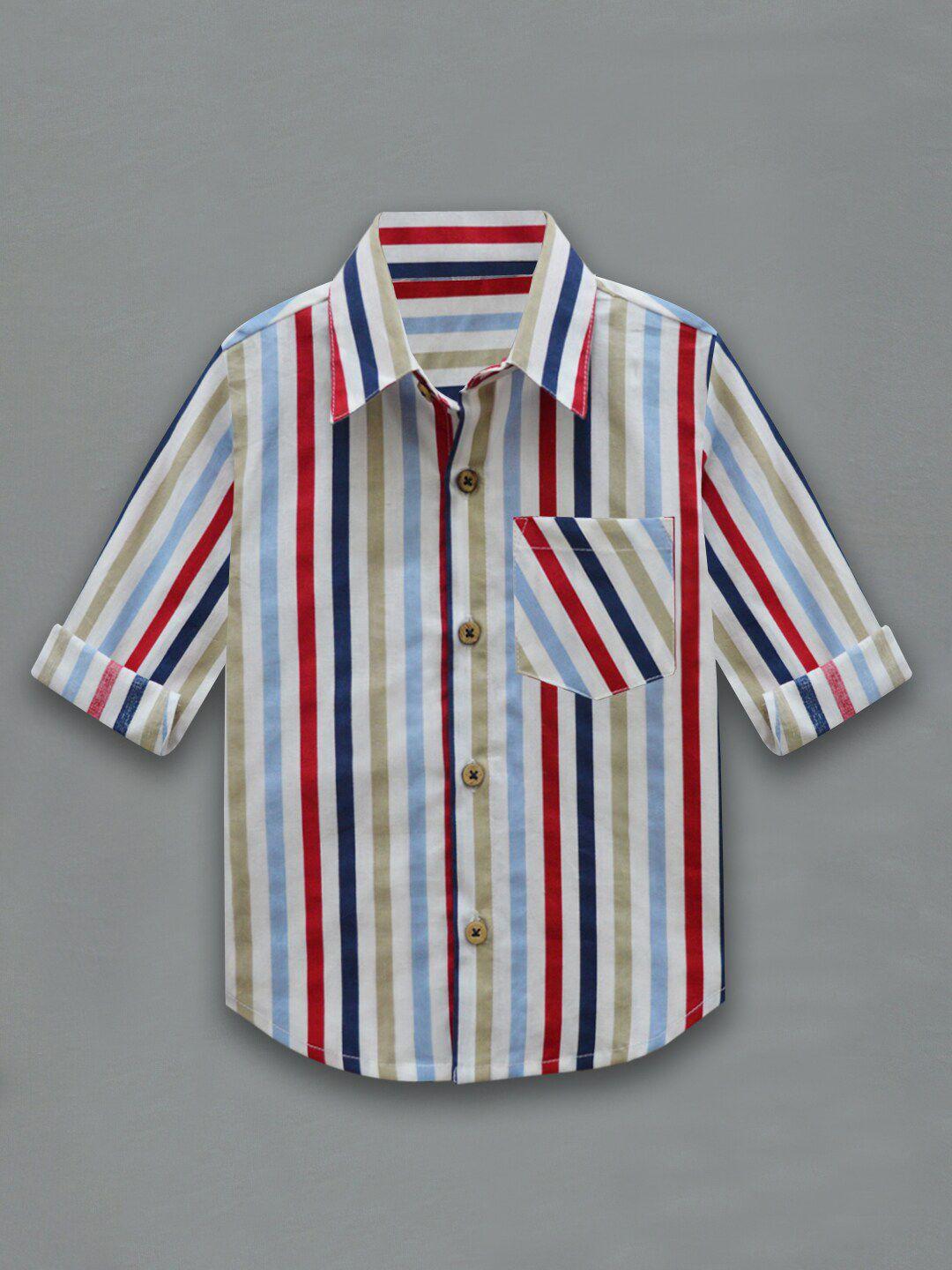 a.t.u.n.-boys-multicoloured-classic-striped-cotton-casual-shirt