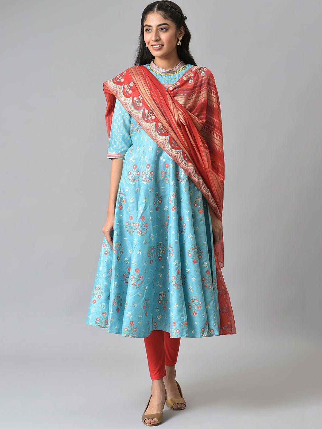 aurelia-women-blue-ethnic-motifs-printed-panelled-kurta-set
