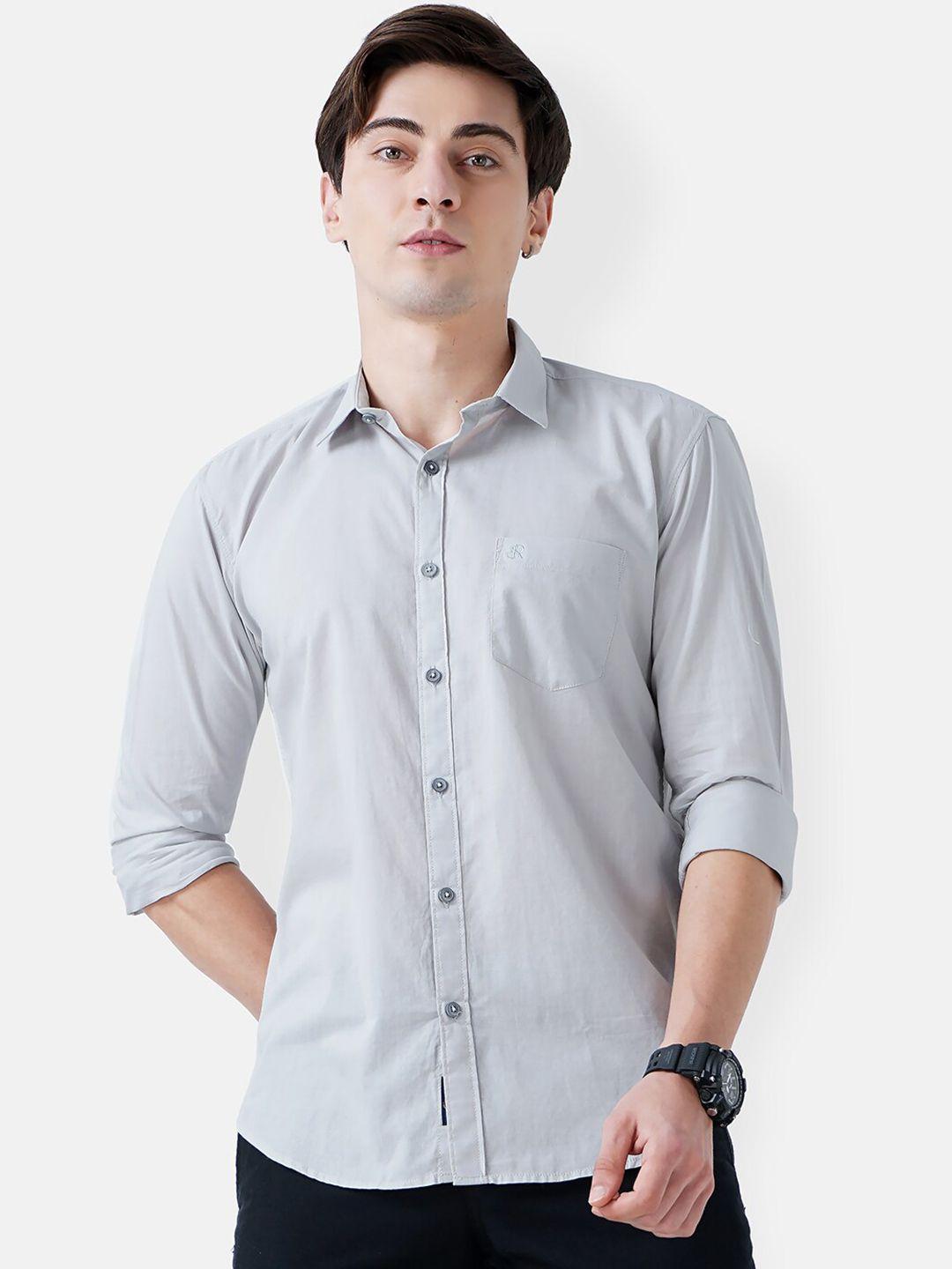 soratia-men-grey-slim-fit-casual-shirt