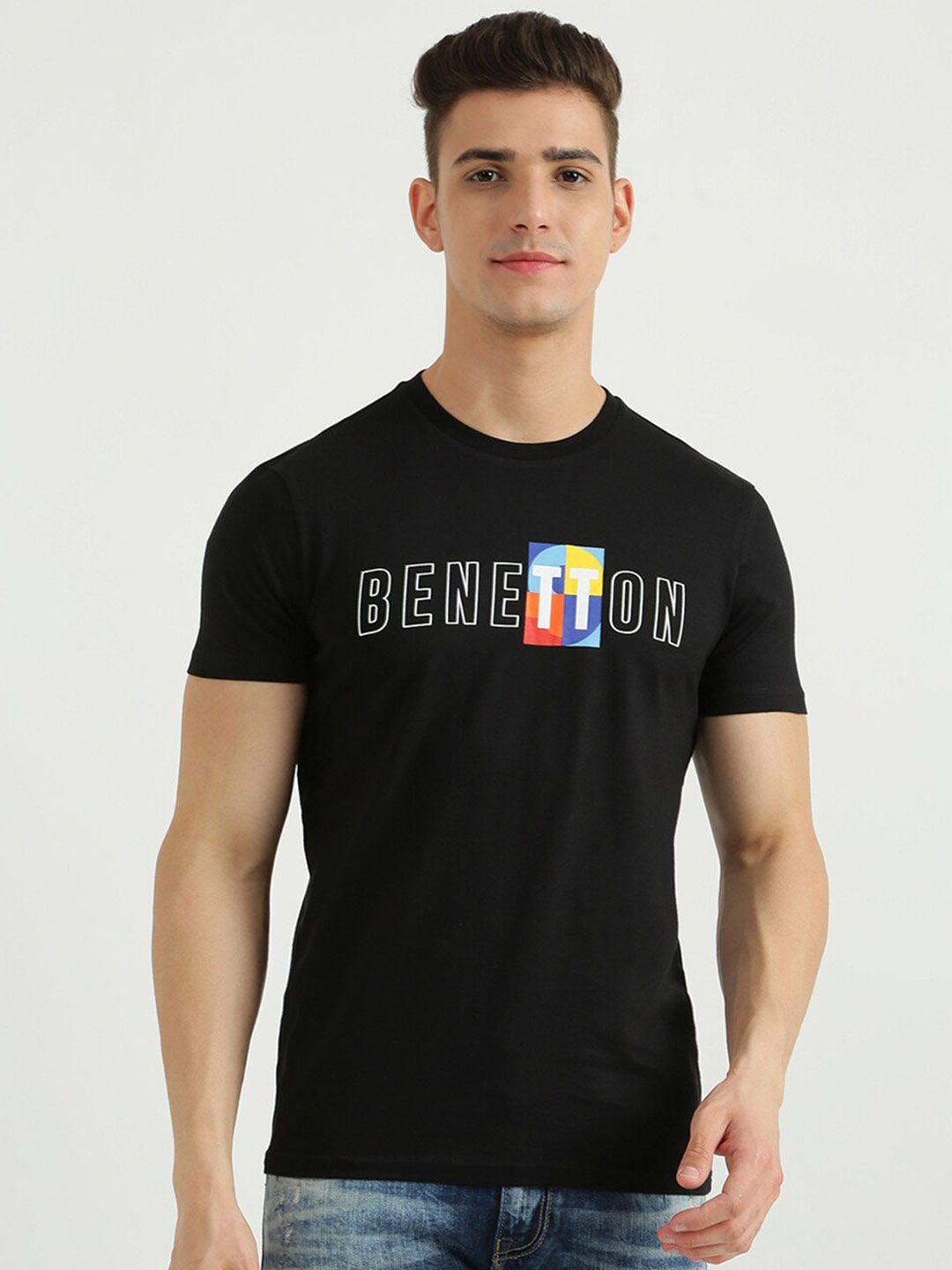 united-colors-of-benetton-men-black-typography-printed-t-shirt