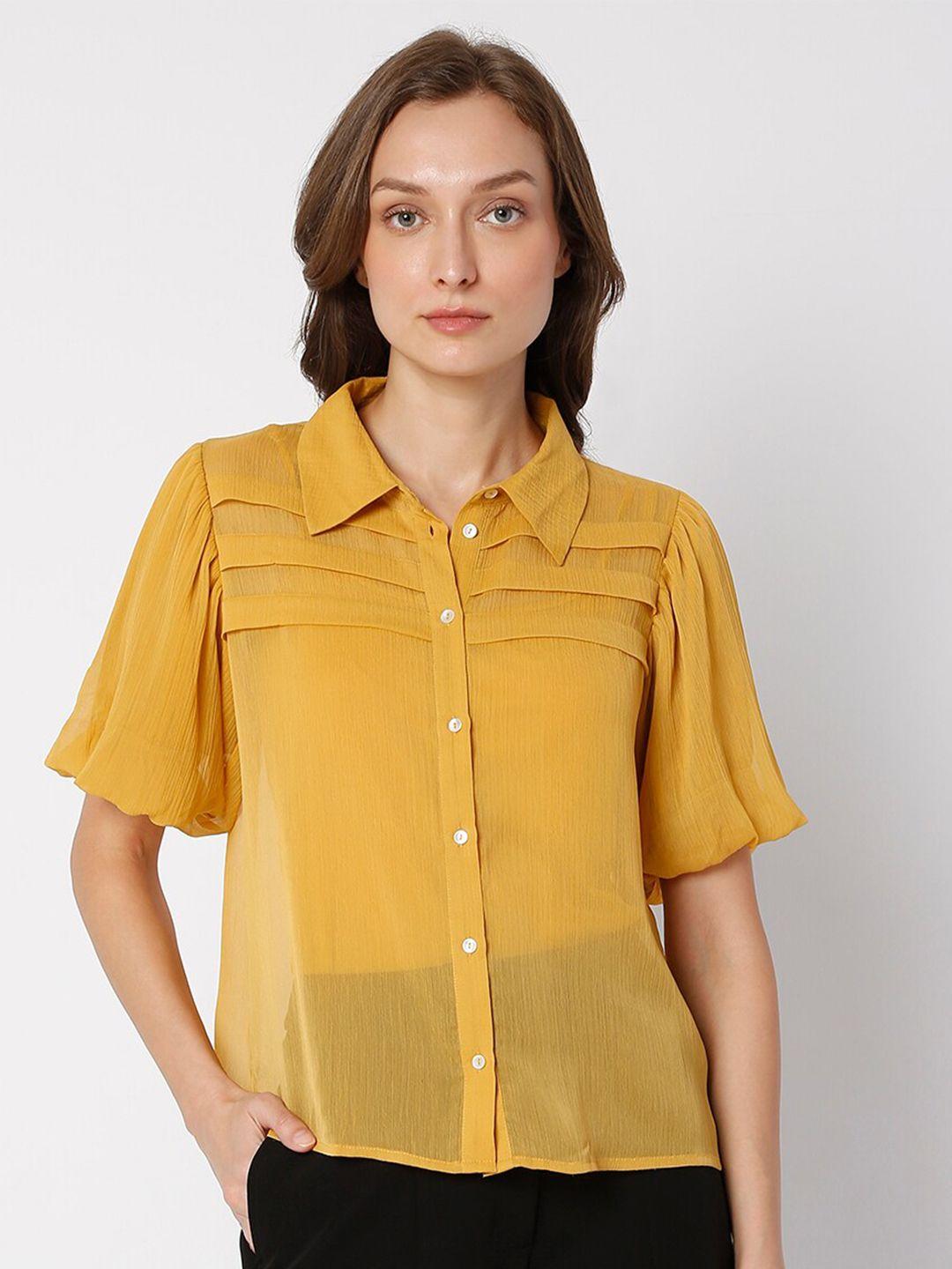 vero-moda-women-gold-solid-polyester-regular-casual-shirt