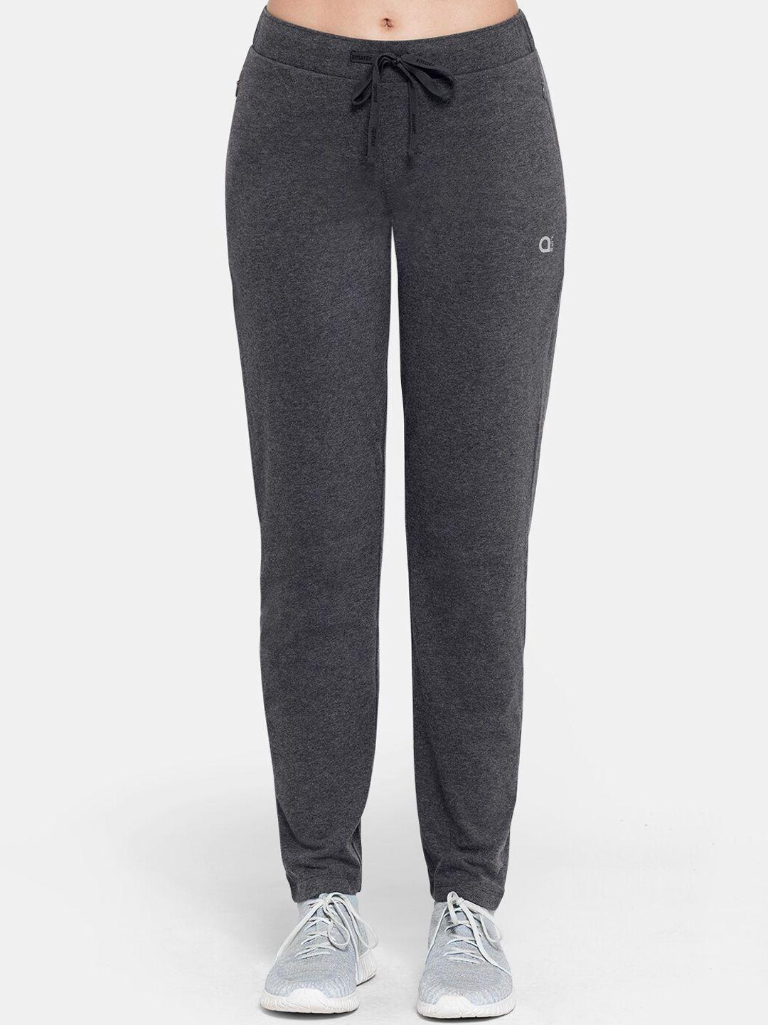 amante-women-charcoal-solid-relaxed-fit-running-track-pants