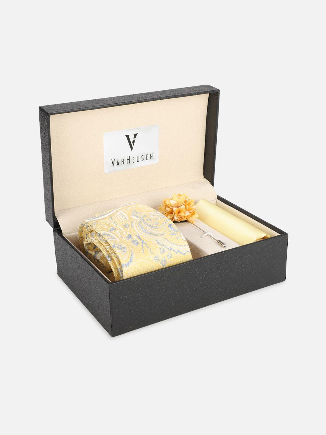 van-heusen-men-yellow-accessory-gift-set