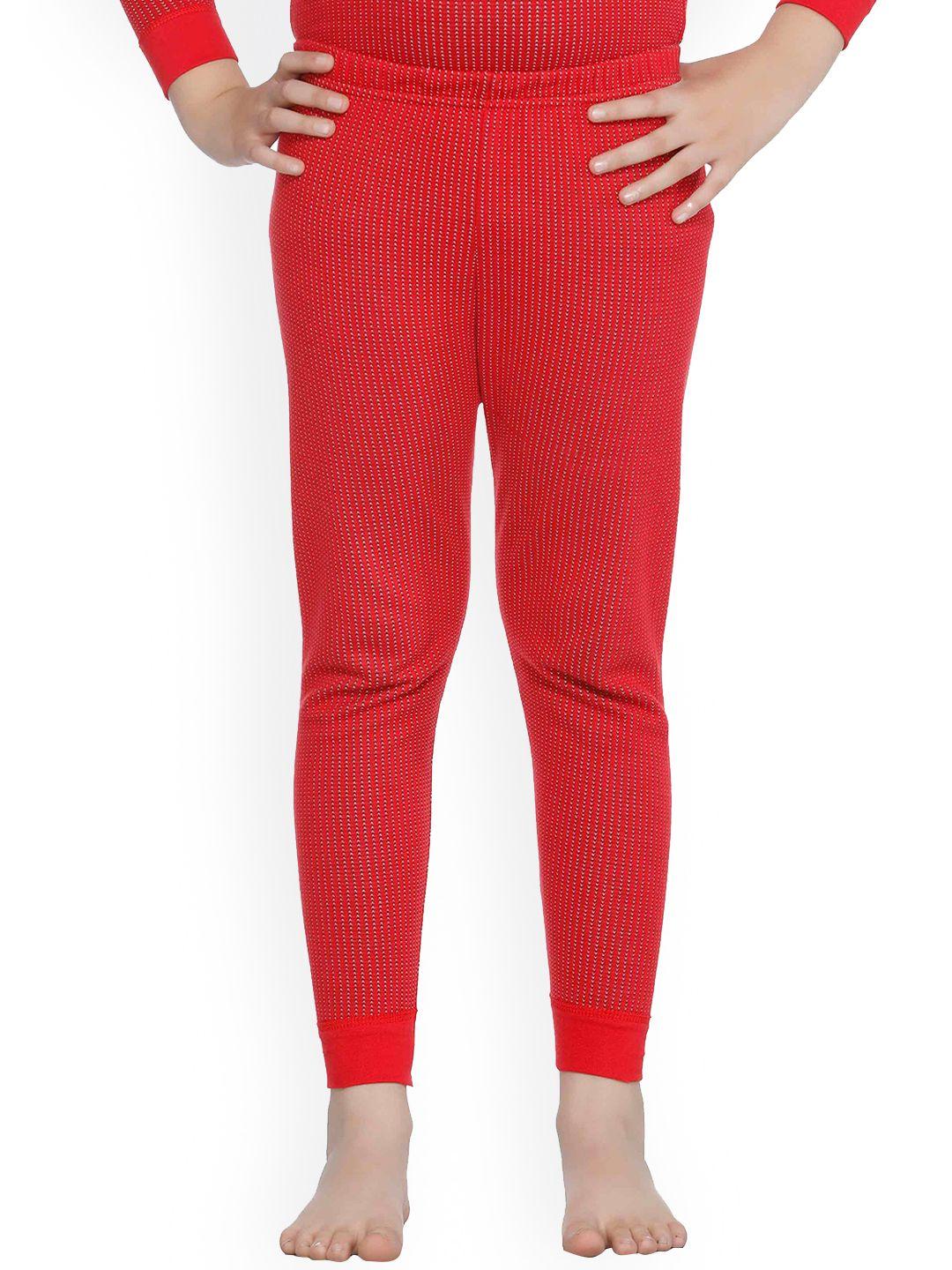bodycare-kids-boys-red-striped-cotton-thermal-bottoms